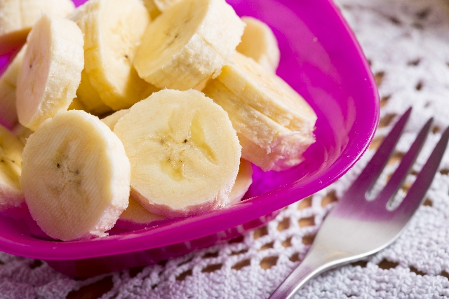 産後は食物繊維をしっかりと摂取すること　バナナ